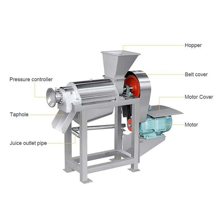 industrial whole fruit extraction juicer